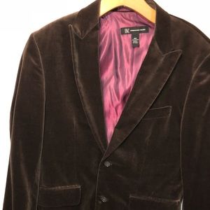 Men’s Inc Brown Velvet Blazer 40S